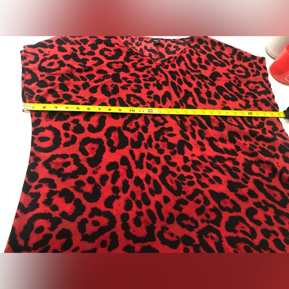 Emery Rose short sleeve , red leopard dress,  Size 5X (size equivalent 22) - Picture 4 of 7